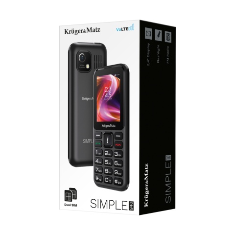 Telefon komórkowy GSM seniora babci dziadka duże klawisze duży ekran 4G