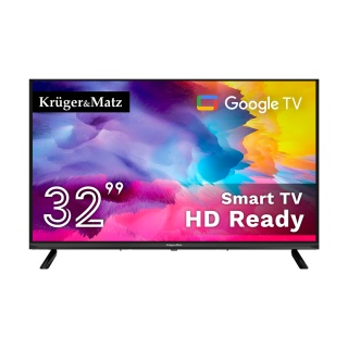 Telewizor 32'' HD Google TV Kruger&Matz DVB-T2/S2/T/C H.265 HEVC
