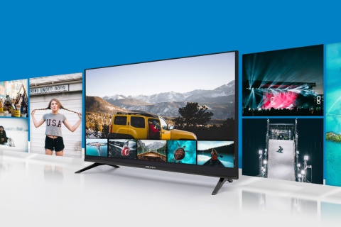 Telewizor 40'' Cabletech Full HD 2xHDMI 2xUSB DVB-T2/C H.265 HEVC