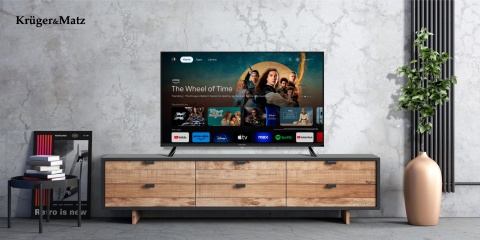 Telewizor 40" Full HD Google TV Kruger&Matz DVB-T2/T/C H.265 HEVC