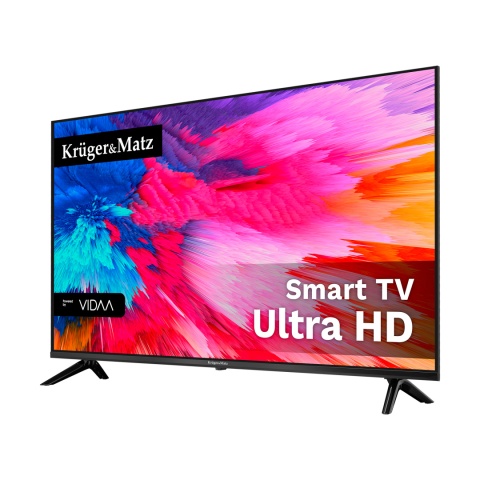 Telewizor 50'' Kruger&Matz UHD SMART TV VIDAA HDR10 USB DVB-T2 H.265 WIFI