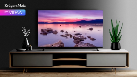 Telewizor 50'' Kruger&Matz UHD SMART TV VIDAA HDR10 USB DVB-T2 H.265 WIFI