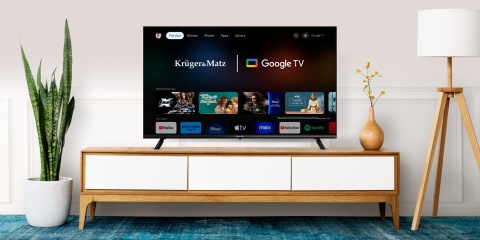 Telewizor 50" UHD Google TV Kruger&Matz DVB-T2/T/C H.265 HEVC