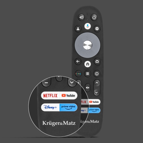 Telewizor 50" UHD Google TV Kruger&Matz DVB-T2/T/C H.265 HEVC