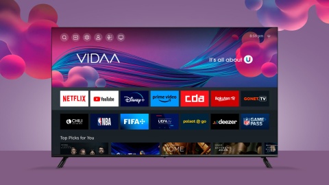 Telewizor 65'' Kruger&Matz UHD SMART TV VIDAA HDR10 USB DVB-T2 H.265 WIFI