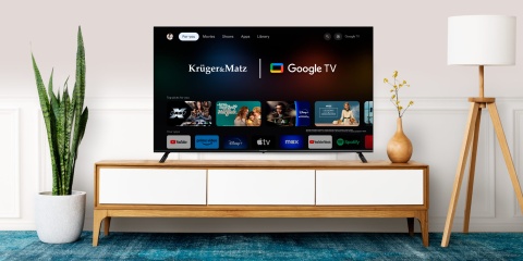 Telewizor 65" UHD Google TV Kruger&Matz DVB-T2/T/C H.265 HEVC