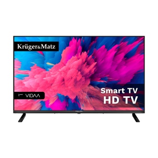 Telewizor Kruger&Matz 32" HD smart DVB-T2/S2 H.265 Hevc Wi-Fi 3xHDMI 2xUSB