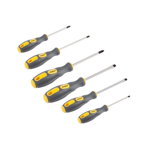 Zestaw śrubokrętów wkrętaków magnetycznych Rebel Tools 6 szt. Zestaw śrubokrętów wkrętaków magnetycznych Rebel Tools 6 szt.