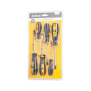 Zestaw śrubokrętów wkrętaków magnetycznych Rebel Tools 6 szt.