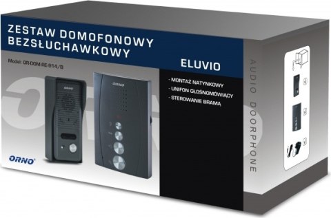 DOMOFON ORNO OR-DOM-RE-914/B CZARNY DOMOFON ORNO OR-DOM-RE-914/B CZARNY