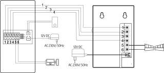 Domofon EURA ADP-38A3 ENTRA bialy