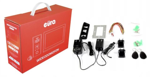 WIDEODOMOFON EURA VDP-97C5 czarny, lcd 7", wi-fi, czytnik zbliżeniowy, Tuya WIDEODOMOFON EURA VDP-97C5 czarny, lcd 7", wi-fi, czytnik zbliżeniowy, Tuya