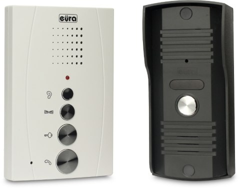 Zestaw domofonowy EURA ADP-11A3 / DIN15W12 + elektrozaczep Zestaw domofonowy EURA ADP-11A3 / DIN15W12 + elektrozaczep