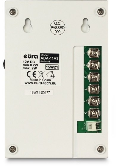 Zestaw domofonowy EURA ADP-11A3 / DIN15W12 + elektrozaczep Zestaw domofonowy EURA ADP-11A3 / DIN15W12 + elektrozaczep