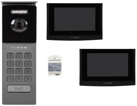 Wideodomofon Vidos 2IP S202/2x M200B-X Wideodomofon Vidos 2IP S202/2x M200B-X