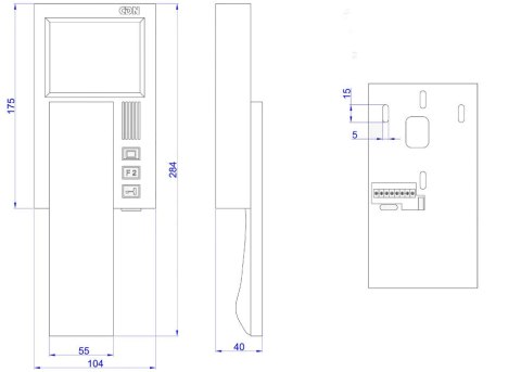 ACO INS-MPR 4" Monitor INSPIRO - kolorowy cyfrowy 4" do systemów videodomofonowych ACO INS-MPR 4" Monitor INSPIRO - kolorowy cyfrowy 4" do systemów videodomofonowych
