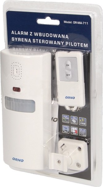 Alarm z wbudowaną syreną ORNO OR-MA-711 Alarm z wbudowaną syreną ORNO OR-MA-711