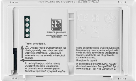 Czujnik czadu z wyświetlaczem Kidde K10LLDCO Czujnik czadu z wyświetlaczem Kidde K10LLDCO