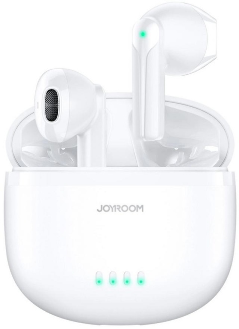 Słuchawki bezprzewodowe TWS Joyroom JR-TL11 ENC IPX4 BT 5.3 białe Słuchawki bezprzewodowe TWS Joyroom JR-TL11 ENC IPX4 BT 5.3 białe