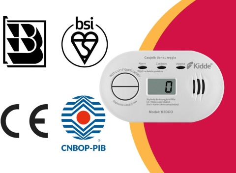 ZESTAW KIDDE CZUJNIK CZADU K5DCO + CZUJNIK DYMU 29HD ZESTAW KIDDE CZUJNIK CZADU K5DCO + CZUJNIK DYMU 29HD