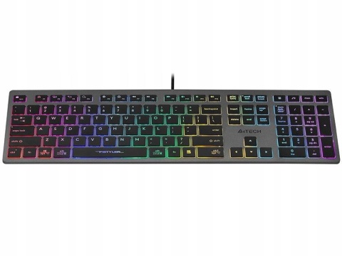 Klawiatura przewodowa A4tech FStyler FX60H Neon Backlit Klawiatura przewodowa A4tech FStyler FX60H Neon Backlit