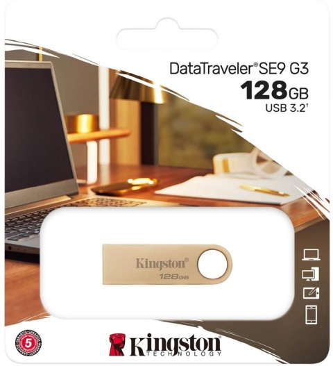 Pendrive Kingston Data Traveler DTSE9G3 128GB USB3.2 Gen1 Pendrive Kingston Data Traveler DTSE9G3 128GB USB3.2 Gen1