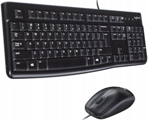 Zestaw przewodowy Logitech MK120 Czarny Zestaw przewodowy Logitech MK120 Czarny