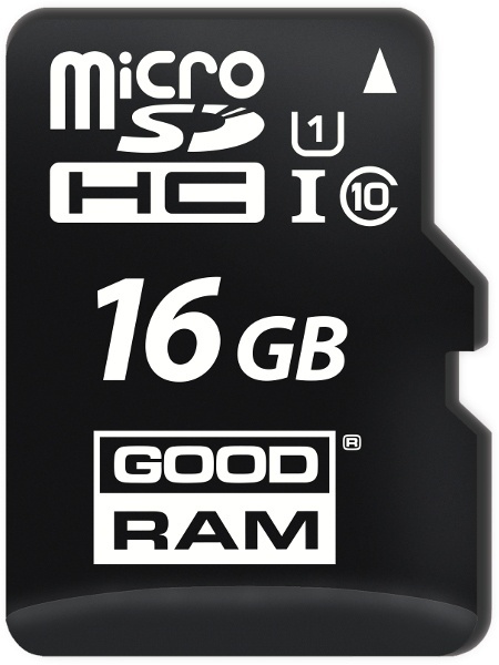Karta pamięci microSD GOODRAM UHS-I 16GB Karta pamięci microSD GOODRAM UHS-I 16GB