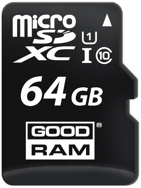 Karta pamięci microSD GOODRAM UHS-I 64GB Karta pamięci microSD GOODRAM UHS-I 64GB