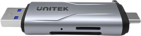 Unitek Czytnik kart SD/microSD USB-A 5Gbps/USB-C Unitek Czytnik kart SD/microSD USB-A 5Gbps/USB-C