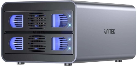 Unitek Obudowa RAID do dysku SATA 2.5''/3.5'' 4 tryby 40TB USB C 10Gb/s Unitek Obudowa RAID do dysku SATA 2.5''/3.5'' 4 tryby 40TB USB C 10Gb/s