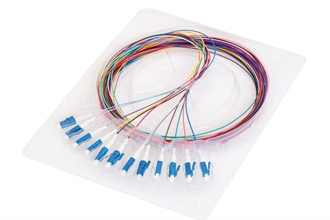 12X PIGTAIL LC/UPC SM GOLD zestaw 12x 2m