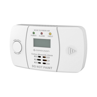 Alarm tlenku węgla FACO1 Ferguson - Nowoczesny czujnik bezpieczeństwa CO z wyświetlaczem LCD