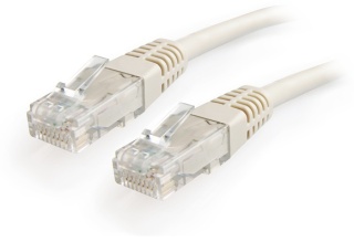 PATCHCORD KAT6 UTP 10M SZARY