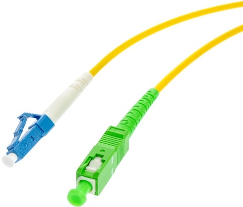 PATCHCORD ŚWIATŁOWODOWY SM 2M SIMPLEX 9/125, SC/APC-LC/UPC 3.0MM