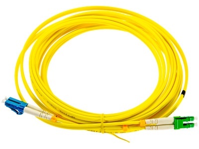 PATCHCORD ŚWIATŁOWODOWY SM 5M DUPLEX 9/125, LC/APC-LC/UPC 3.0MM