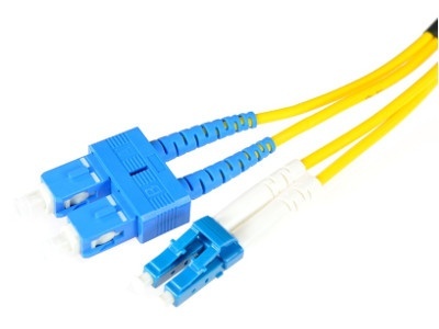PATCHCORD ŚWIATŁOWODOWY SM SC/UPC-LC/UPC DUPLEX 5m