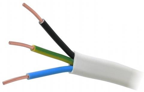Przewód elektryczny drut płaski YDYp 450/750V 3x1,5mm2 50m MERCOR Przewód elektryczny drut płaski YDYp 450/750V 3x1,5mm2 50m MERCOR