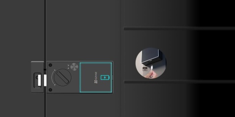 Inteligentny zamek cyfrowy Ezviz DL03 czarny