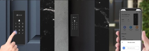 Inteligentny zamek cyfrowy Ezviz DL03 czarny