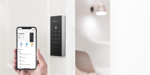 Inteligentny zamek cyfrowy Ezviz DL03 szary