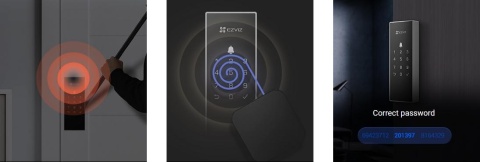 Inteligentny zamek cyfrowy Ezviz DL03 szary