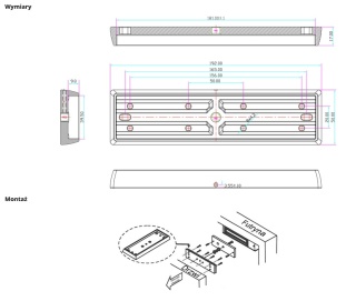 Uchwyt montażowy SCOT do drzwi przeciwpożarowych BK-600I2