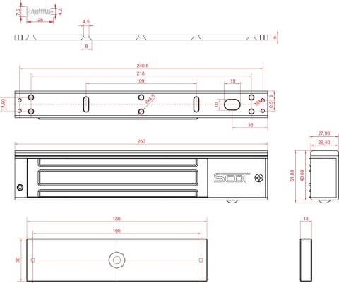 Zwora elektromagnetyczna SCOT EL-600TSL2