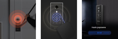 Inteligentny zamek cyfrowy Ezviz DL03 Pro