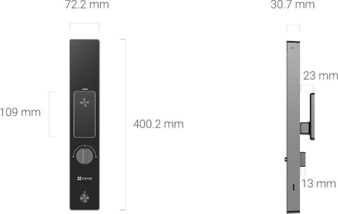 Inteligentny zamek rozpoznający twarz Ezviz DL50FVS