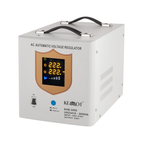 Automatyczny Stabilizator Napięcia KEMOT SHB-3000 jedna faza 230 V Automatyczny Stabilizator Napięcia KEMOT SHB-3000 jedna faza 230 V