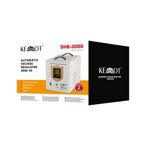 Automatyczny Stabilizator Napięcia KEMOT SHB-3000 jedna faza 230 V Automatyczny Stabilizator Napięcia KEMOT SHB-3000 jedna faza 230 V