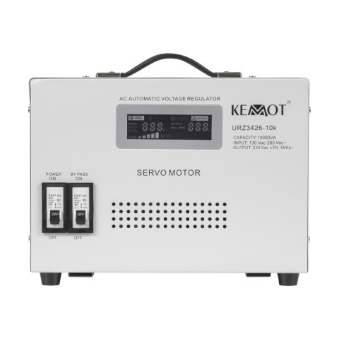 Automatyczny stabilizator napięcia KEMOT MSER-10000 serwomotor 10000 VA