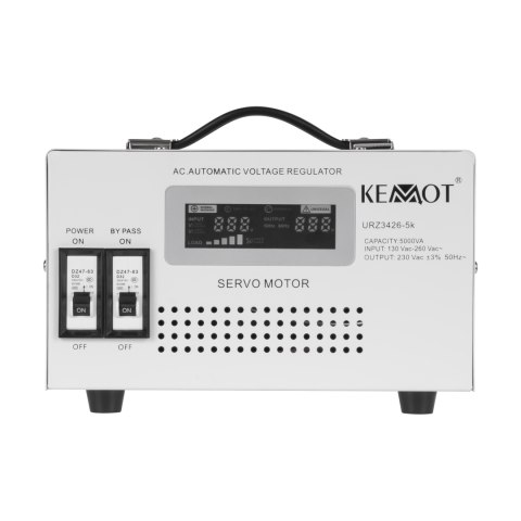 Automatyczny stabilizator napięcia KEMOT MSER-5000 serwomotor 5000 VA Automatyczny stabilizator napięcia KEMOT MSER-5000 serwomotor 5000 VA